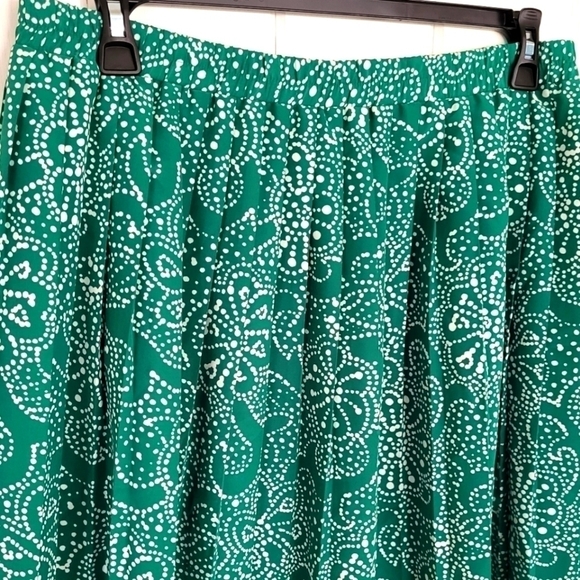 Vintage Floral Pattern Pleated Midi Skirt Size 16 - Picture 2 of 7